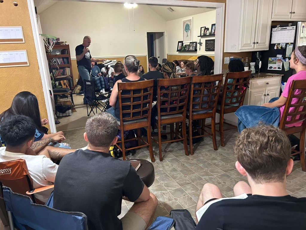 Teaching and discipleship gathering in a home setting